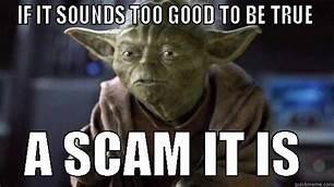 Yoda Meme saying 
