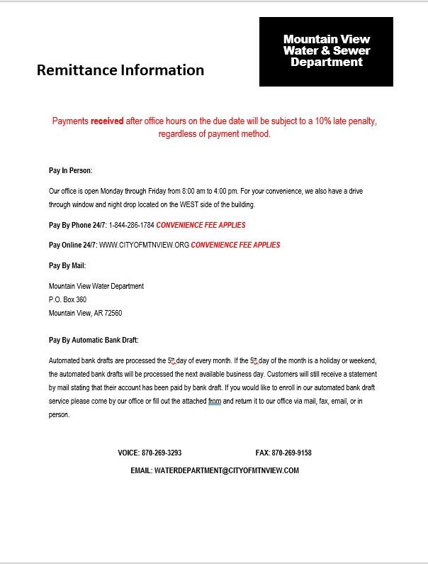 remittance info photo